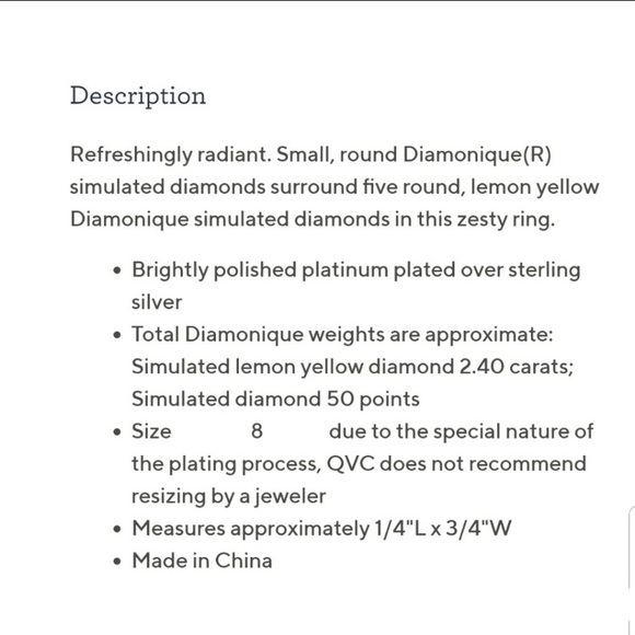 Epiphany for QVC five stone halo ring - Picture 7 of 7